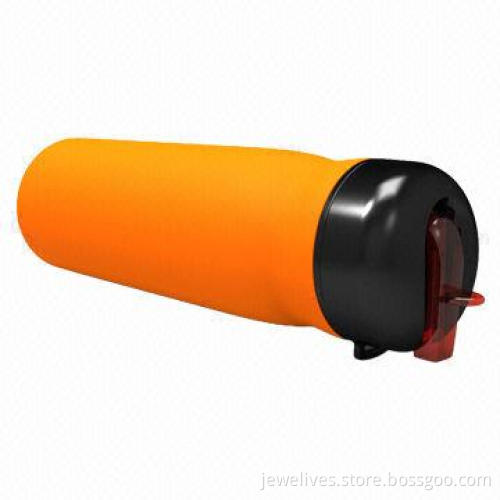Flexible silicone water bottles